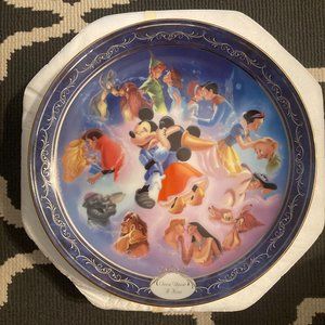 Disney Bradford Exchange Plate "Once Upon a Kiss"